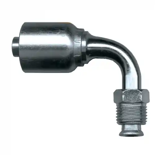 BiteWire Crimp End; 90 Elbow; 3/8IDx3/8INVFL