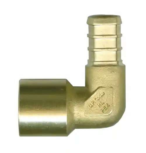 Pex Elbow 3/4x3/4F.Sweat ; Lead Free Brass