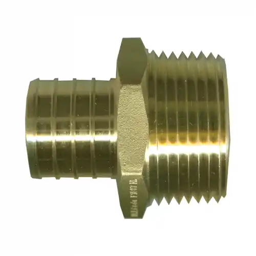 Pex Adaptor 3/4x1 MPT; Lead Free Brass