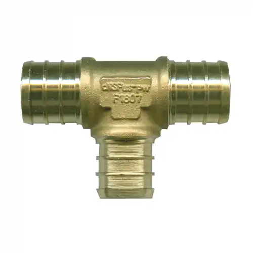 Pex Tee 3/4x1/2x1/2; Lead Free Brass