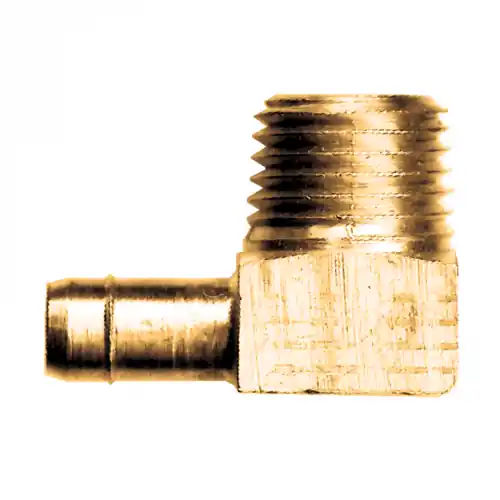 Ring Barb 90 Elbow; 1/4x1/8 MPT