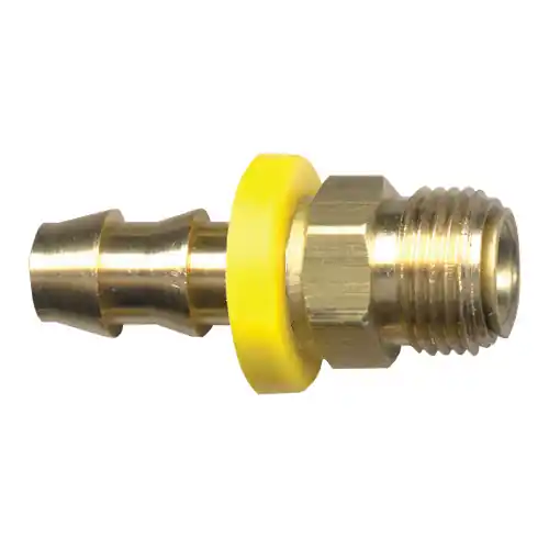 Grip Hose Barb; 3/8x3/8 M.Inv Flare