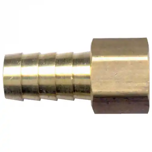 Brass Hose Barb; 5/16x3/8 FPT