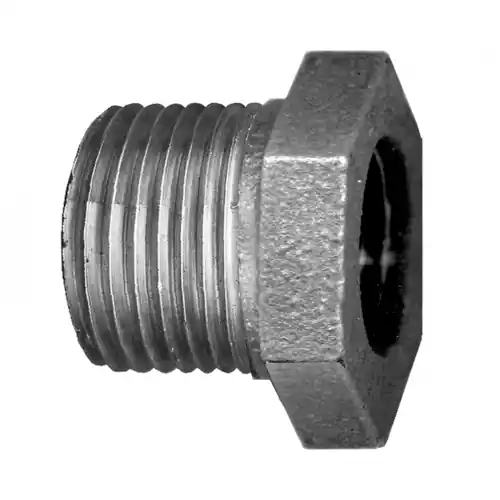 Black Iron Bushing; 3MPT x 2FPT