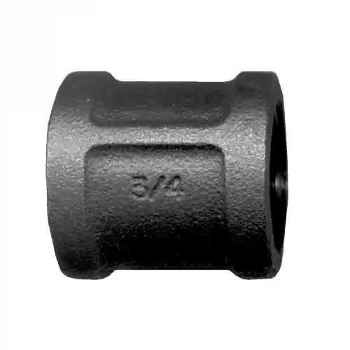 Black Iron Coupler; 4FPT