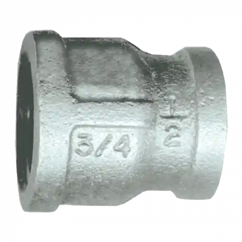 Galvanized Iron Coupling; 2FPT x 1FPT