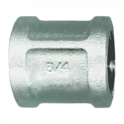 Galvanized Iron Coupler; 2-1/2FPT