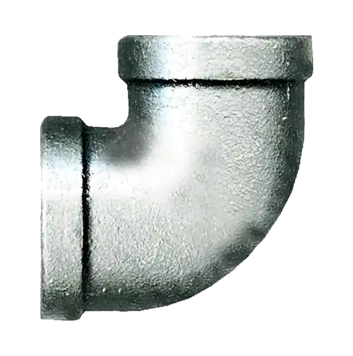 Galvanized Iron 90 Elbow; 3/8FTPx1/4FPT