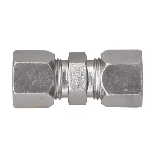 Steel Flareless Union; 3/8