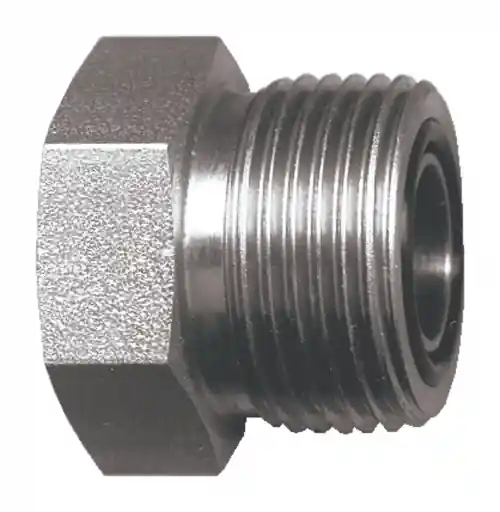 Steel Plug; 1-11/16-12 MORFS