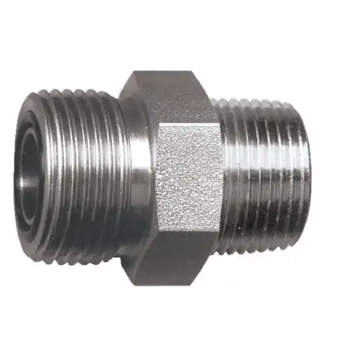 Steel Adaptor; 1-7/16-12 MORFSx1 MPT
