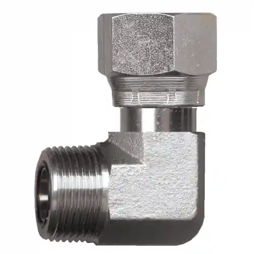 Steel 90 Elbow; 11/16-16 MORFSxFORFS
