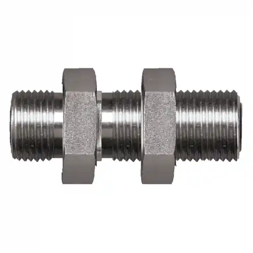 Steel Blkhd Union; 11/16-16 MORFS