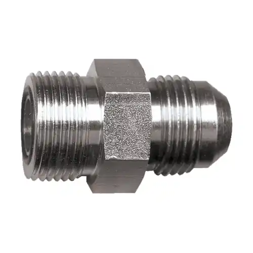 Steel Adaptor; 1-3/16-12 MORFS3/4MJIC