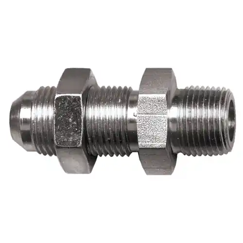 Steel Blkhd Adaptor, 1 MJICx1 MPT