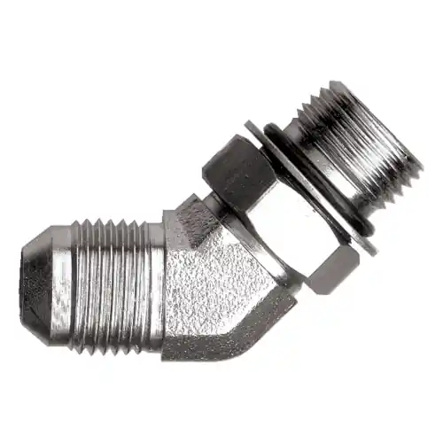 Steel 45 Elbow; 1/2MJICx7/8-14 ORB