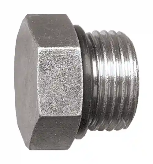 Steel Plug Hex Head; 1-5/8-12 ORB