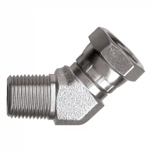 Steel 45 Elbow; 1-1/4MPT x 1-1/4NPSM