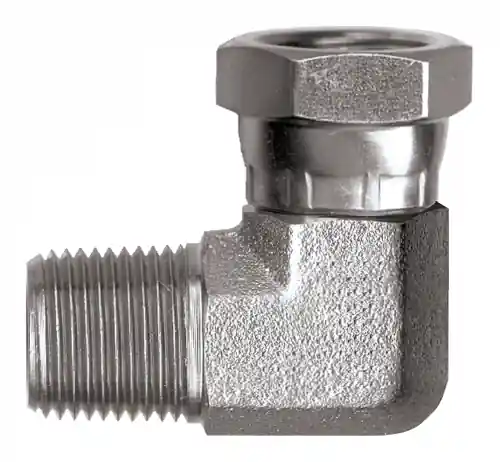 Steel 90 Elbow; 3/4MPT x 1/2NPSM
