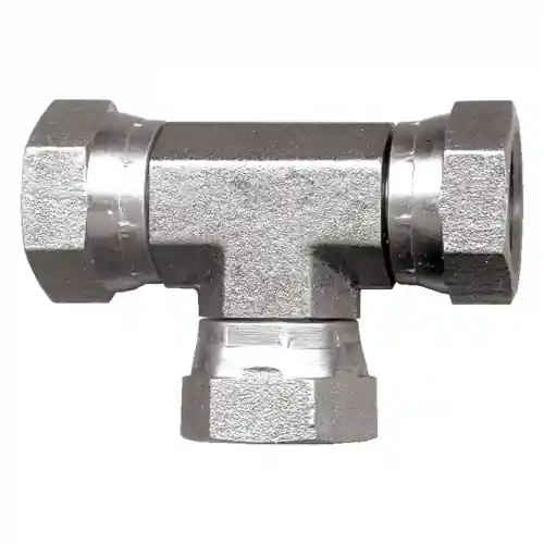 Steel Tee; 1/2NPSM
