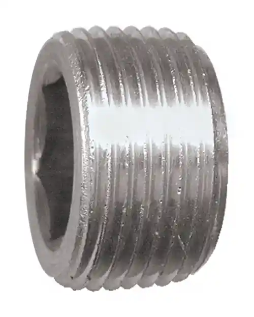 Steel Plug Sunk Hex; 1-1/4MPT