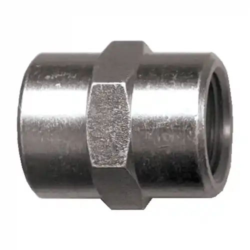 Steel Coupling; 1-1/4FPT