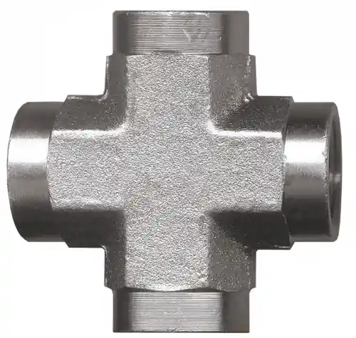 Steel Cross; 1/2FPT