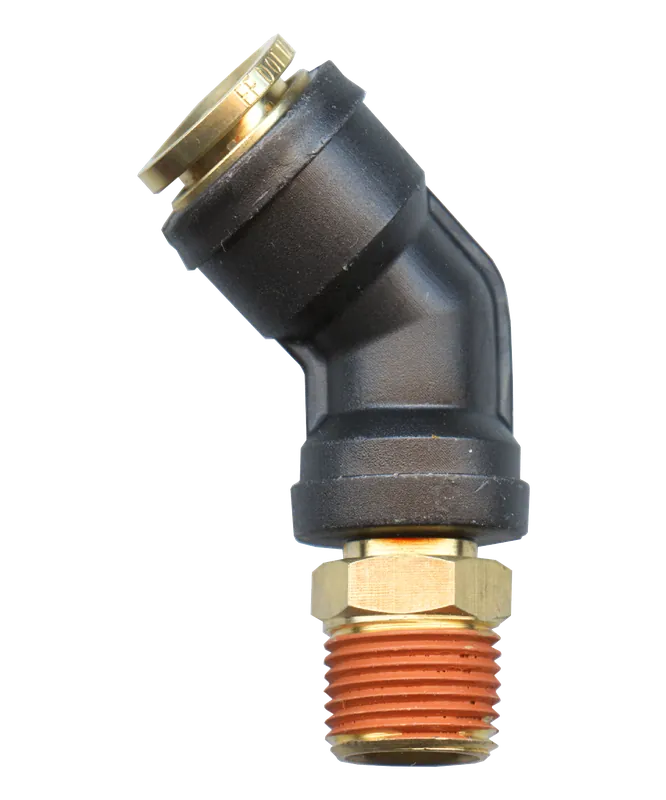 Composite DOT PTC 45 Elbow; 1/4x1/4MPTSW