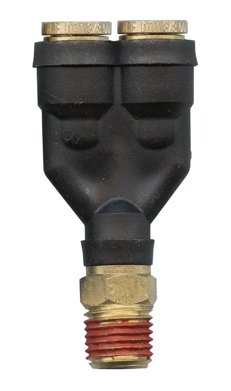 Composite DOT PTC Y Conn; 1/4T x 1/4T x 1/4MPTSW