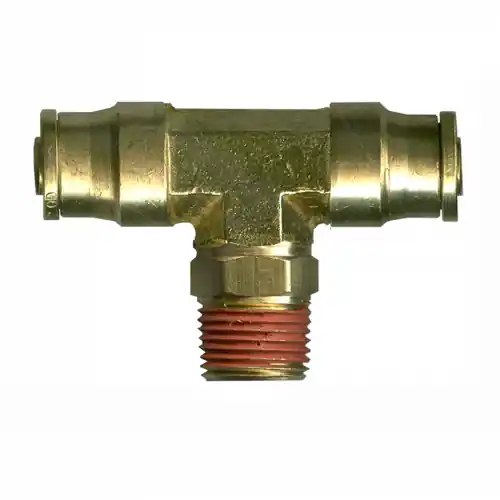 Composite DOT PTC Tee; 3/8x1/4MPTSW