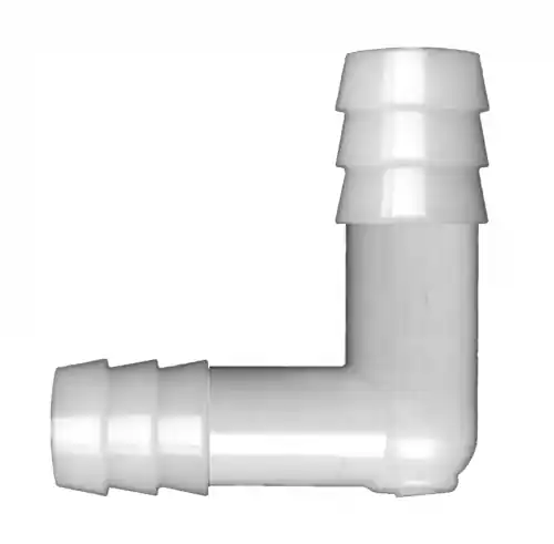 Nylon Splicer Barb 90 Elbow; 1/4