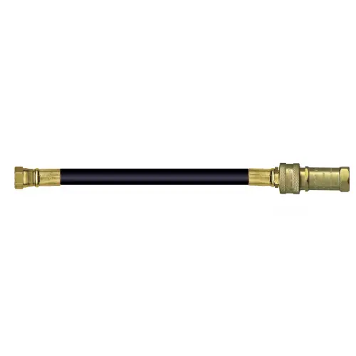 Type I Assy; 1/2HID; 3/8 FSAE X 3/8 MPT; 120 OAL c/w QD; Plug& Cap