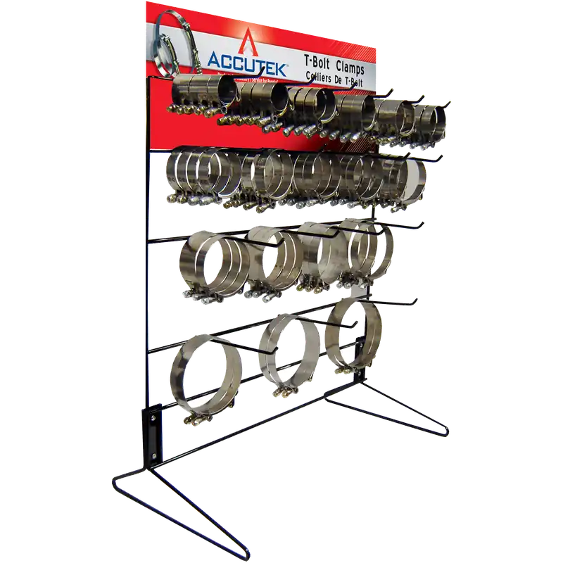 HC3 T-Bolt Clamp Assortment (70pcs) Display