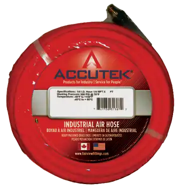 SuprFlex Hose Assy; 1/4ID; 1/4MPT; 100ft; Yel