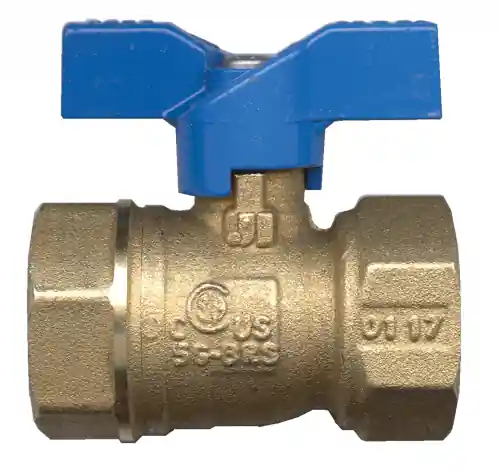T-Handle Gas Ball Valve; 1/4FPT
