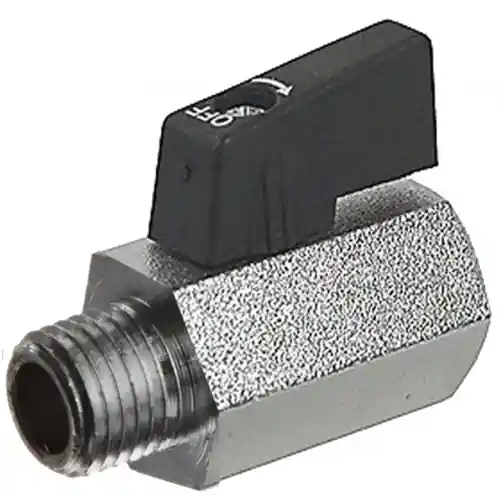Mini Shut-off; 1/8FPT x 1/8MPT