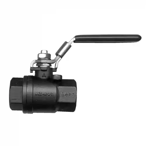 2PC Steel Ball Valve; 1 FPT 2000WOG