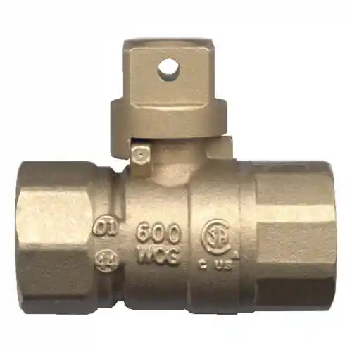 CSA Gas Shut-off; 1/2FPT; Sqr Head