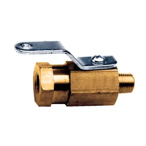 Mini Ball Valve; 1/4FPT x 1/4MPT
