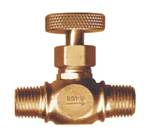 CSA Needle Valve; 1/4MPT x 1/4MPT