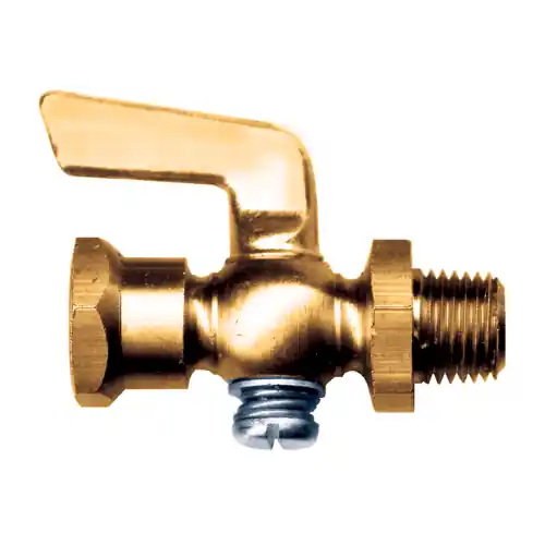 Shut-Off; 1/8MPT x 1/8FPT; Hex/Lever Handle