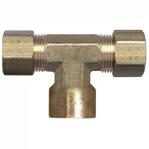 Brass Compression; 1/4x1/4 FPT