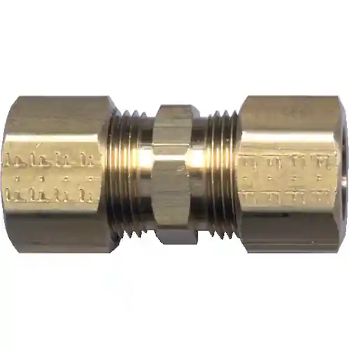 Brass Compression Union; 5/8x3/8