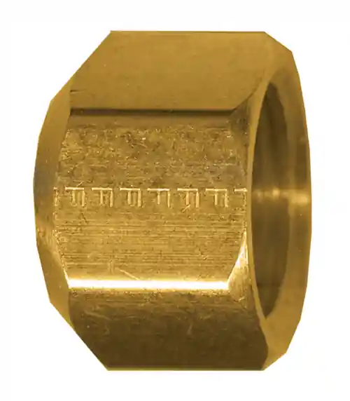 Brass Sealing Cap Nut; 5/8M.SAE