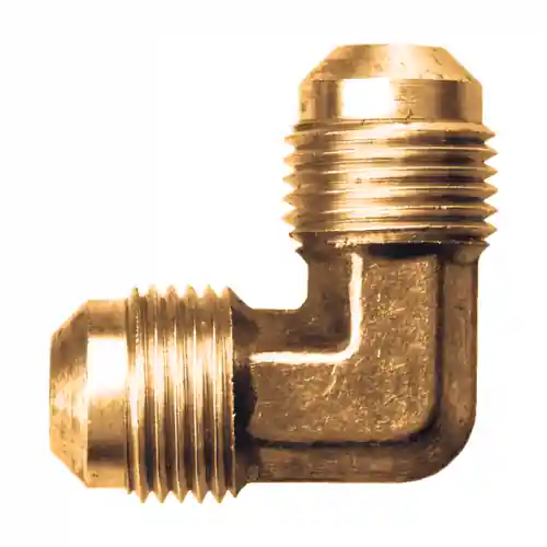 Brass 90 Elbow; 3/8M.SAE