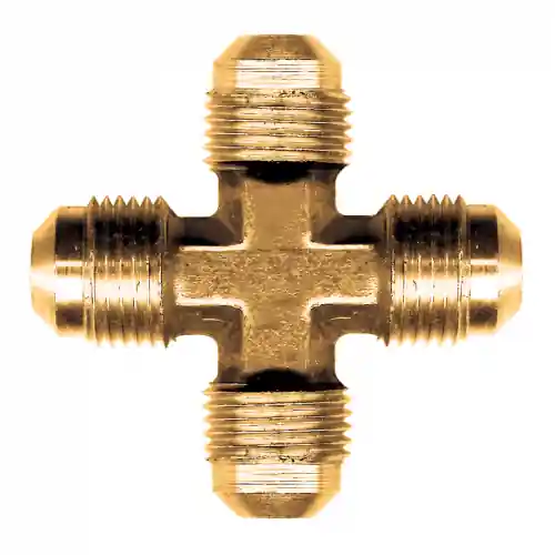 Brass Cross; 3/8M.SAE