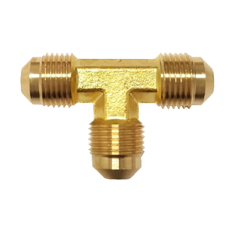 Brass Tee; 1/2M.SAEx3/8M.SAEx3/8M.SAE
