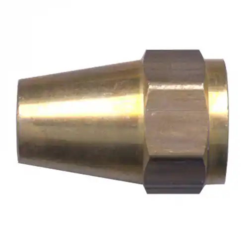 Brass Milled Nut Long; 1/2 F.SAE