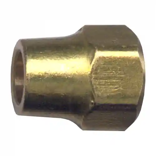 Brass Forged Nut Long; 1/2 F.SAE