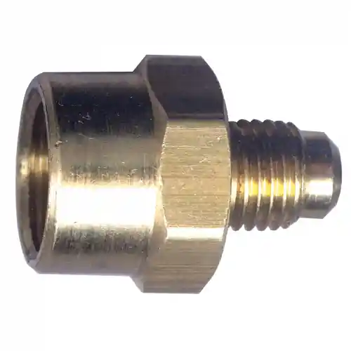 Brass Adaptor; 3/8F.SAEx1/2M.SAE